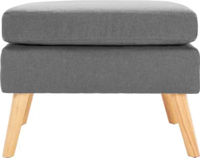 Obrázok produktu pre vidaXL Podnožka na nohy Light Grey Fabric