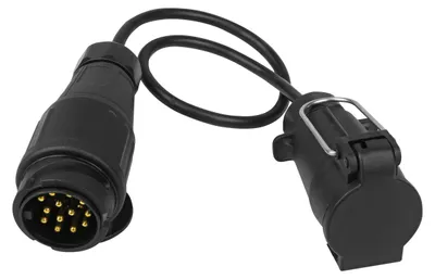 Produktbild von LAS 10012 Adapterkabel Anhänger, 13-poliger Stecker auf 7-poliger Dose, 40 cm