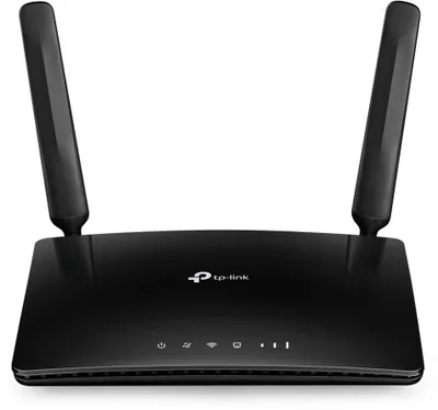 Zdjęcie produktu dla TP-Link TL-MR6400, Wi-Fi 4 (802.11n), Jedna częstotliwości (2,4 GHz), Przewodowa sieć LAN, 3G, Czarny, Router biurkowy