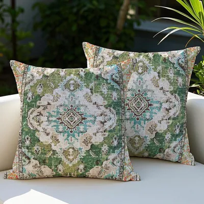 Zdjęcie produktu dla Zestaw 2 wodoodpornych poszewek na poduszki 45 x 45 cm