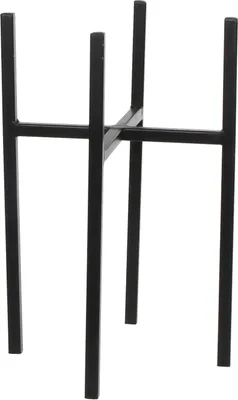Produktbild von Mica Decorations Ascot Pflanzenständer - L21 x B21 x H35 cm - Metall - Schwarz