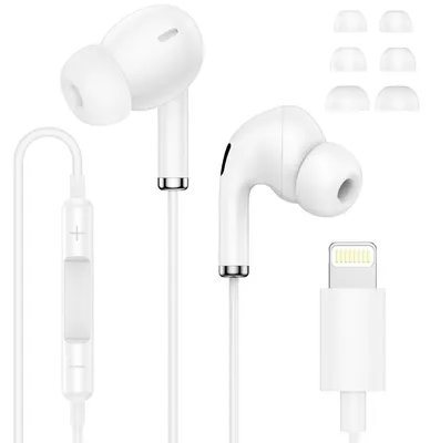 Obrázek produktu pro Sluchátka s kabelovým připojením, kompatibilní s modelem 14 Pro Max. Kabelová sluchátka