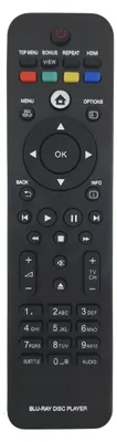 Produktbild von Ersatz Fernbedienung für Philips Blu-Ray BDP2700 | BDP2700/05 | BDP2700/12 | BDP2700/51