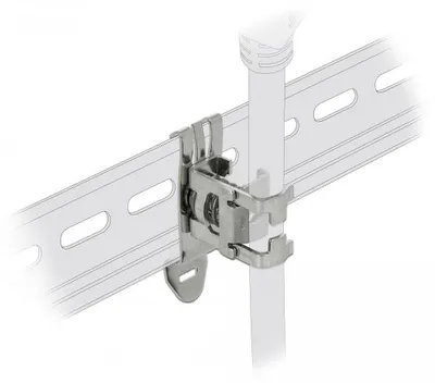 Produktbild von Delock Schirmklemme für Hutschiene - Kabeldurchmesser 4 - 13,5 mm