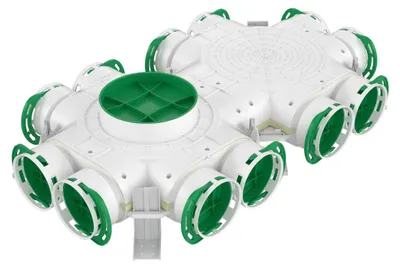 Produktbild von Awenta VCB160-12/90 – Awenta PRO Verteilerkasten Ø 160 mm, 12 Anschlüsse Ø 90 mm