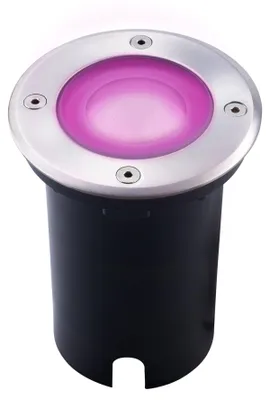 Image de Ledvion Spot LED Encastrable Exterieur IP67 4.9W GU10 RGB 1m rond smart