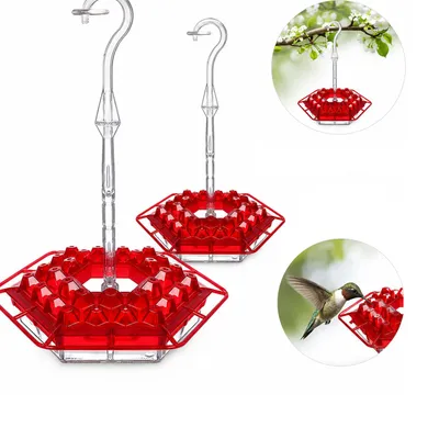 Produktbild von 2er Set Kolibri Futterspender mit Ameisenschutz, ideal für Garten, Terrasse & Vogelfreunde