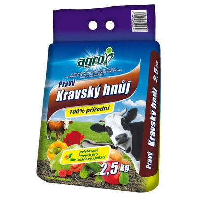 Zdjęcie produktu dla AGRO prawdziwy obornik krowi 2,5 kg