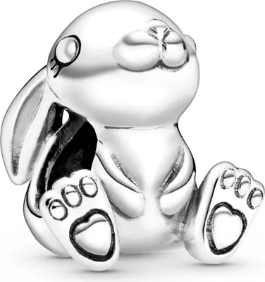 Produktbild von Pandora Friends Charm 798763C00 Nini the Rabbit Silber 925