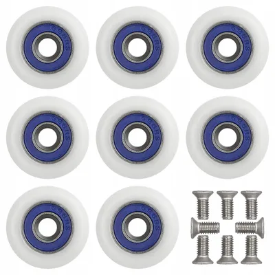 Produktbild von Sannit RZ0103Z Ersatzrollen für Duschkabine, 8 Stück, 23mm