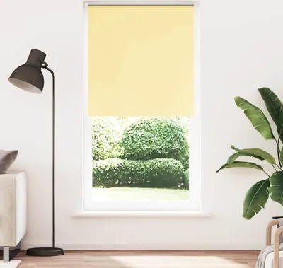 Produktbild von Möbel Verdunkelungsrollo Gelb 115x230cm Stoffbreite 110,7cm Polyester - Rollos CLORIS2450309