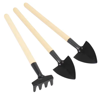 Productafbeelding van 3ST Mini Tuingereedschap – Bonsai & Vetplanten Set
