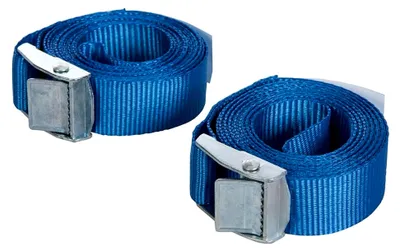 Produktbild von Spanngurte mit Metall-Klemmschnallen, 2,5 m x 25 mm, 2-teilig