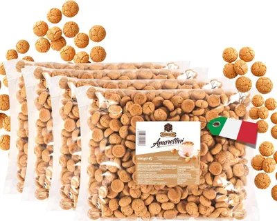 Produktbild von Gadeschi Amarettini lose, Gebäck mit Aprikosenkernen - 4 x 1 kg