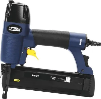 Immagine prodotto di Chiodatrice pneumatica, RAPID PRO PB131, per chiodi n. 8 (15-50 mm), 110 chiodi, ideale per la lavorazione del legno
