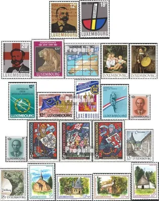 Produktbild von Briefmarken Luxemburg 1989 Mi 1214-1235 (kompl.Ausg.) Jahrgang 1989 komplett postfrisch C.M. Spoo