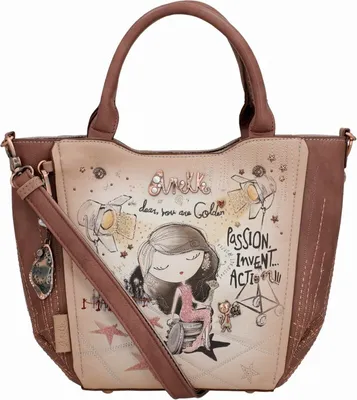 Produktbild von Anekke Handtasche Umhängetasche Hollywood Tote Bag With Shoulder Strap Multicolor mehrfarbig