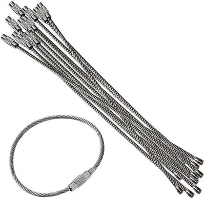 Obrázok produktu pre Držiaky na skrutkovače z nehrdzavejúcej ocele, 15 cm (100 kusov)