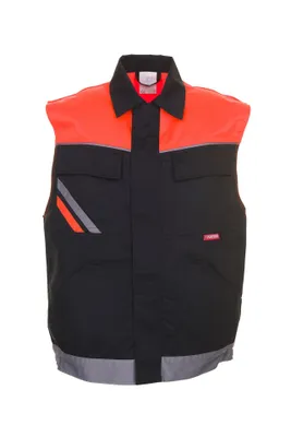 Produktbild von Größe XL Herren Planam Visline Weste schwarz orange zink Modell 2461