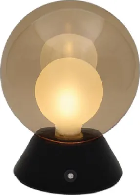 Produktbild von Luxus - Touch-Tischlampe - Nora - Schwarz - H19 x Ø15