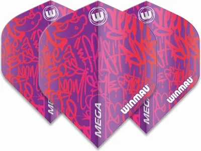 Produktbild von Winmau Darts Mega Standard Purple 6900.242 Flights