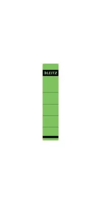 Produktbild von Leitz Rückenschilder für Standard- und Hartpappe-Ordner, Grün, Rechteck, Ring binder, Papier