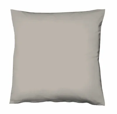 Produktbild von liebling Kissenhülle Interlock Jersey 80 x 80 cm, Farbe grau, Kissenbezug aus 100% Baumwolle, edler Glanz, waschbar 60 Grad