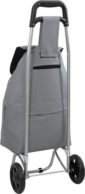 Produktbild von Möbel Einkaufswagen mit Rädern Grau 35 L - Einkaufstrolleys 42002343