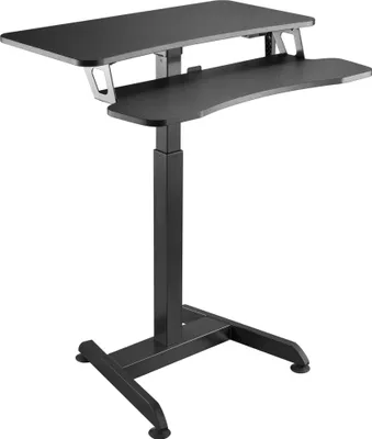 Produktbild von Manuell Höhenverstellbares Pult Workstation Schreibtisch, zum Arbeiten im Sitzen oder Stehen HALTERUNGSPROFI SSAT-01MS