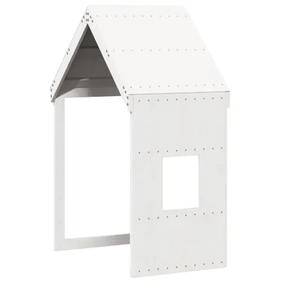 Produktbild von Dach für Kinderbett Weiß 60x99x139,5 cm Massivholz Kiefer