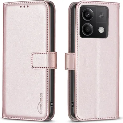 Produktbild von Xiaomi Redmi Note 13 5G Hülle - BINFEN Klapphülle - Roségold