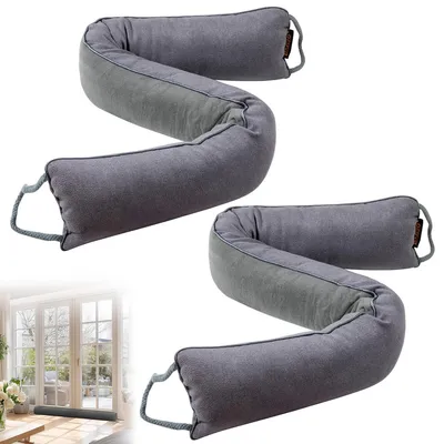 Produktbild von Türdichtung, 92 cm selbstklebender Zugluftstopper,leicht zu installieren, wirksam gegen Lärm, Zugluft, Licht und Staub(2pcs)