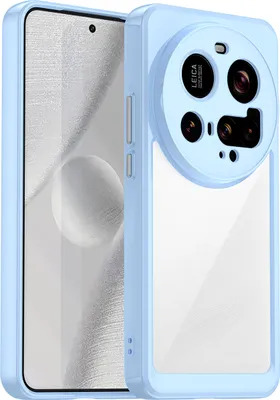 Produktbild von Schutzhülle für Xiaomi 15 Ultra Klar Rückseite Stoßfeste TPU Silikon Bumper Hülle Blau