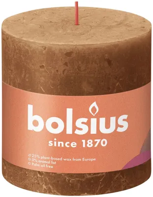 Obrázok produktu pre Rustikálna sviečka, bloková sviečka 100/100 Spice Brown