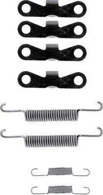 Imagen del producto de Kit de accesorios para zapatas de freno de estacionamiento, 8 piezas, marca HELLA, compatible con, entre otros, el modelo VOLVO S70