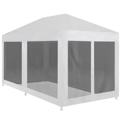 Produktbild von vidaXL Partyzelt mit 6 Mesh-Seitenwänden 6 x 3 m