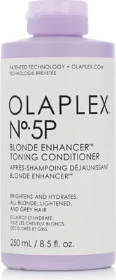 Obrázek produktu pro Olaplex Nº.5P Blonde Enhancer Toning Conditioner, Ženy, Profesionální kondicionér, Všechny vlasy, Blonďaté vlasy, Šedé vlasy, Blonďatá, Šedá, Bílá, Ochrana proti žloutnutí, Ochara barvy, Lesklý, Posilující, 250 ml