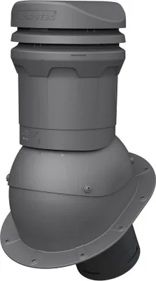 Produktbild von Famanu Ventilationsrohr 125 mm für Flachdach - Antrazithgrau