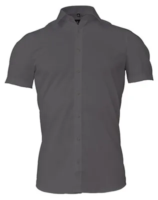 Produktbild von Marvelis - Hemd für Herren kurzärmlig LT5919 (42,5 cm) (Anthrazit)