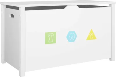 Produktbild von Happyment Aufbewahrungsschrank für Kinder – Spielzeugschrank – Bücherregal – Kinderzimmer & Spielzimmer – Bücherregal – Weiß – Holz