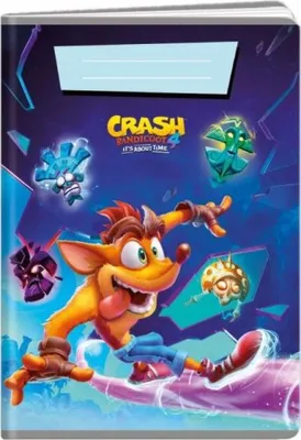 Obrázok produktu pre Zápisník A4 Crash Bandicoot, linajkovaný 444