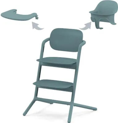 Produktbild von Cybex Lemo 3-in-1-Hochstuhl-Set Stone Blue