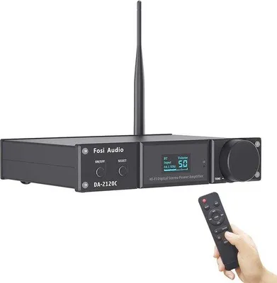 Obrázok produktu pre Bluetooth zosilňovač 120 W, stereo Hi-Fi, 2.1 kanálov, bezdrôtový