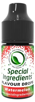 Immagine prodotto di Gocce aromatizzanti speciali al melone, 30 ml. Aroma alimentare ad alta concentrazione, ideale per aromatizzare prodotti da forno, piatti e bevande
