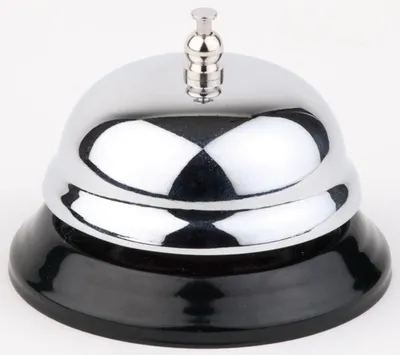 Produktbild von APS Rezeptionsglocke, schwarz, Höhe: 60 mm, ø: 100 mm