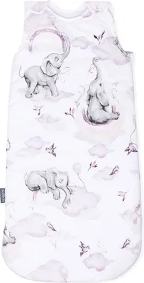 Produktbild von Spacák pre spací vrecka pre dieťa pre novorodencov a batoľatá - vyrobené zo 100% bavlny - Tog 2.5 - Öko -Tex - Baby spacáčka na leto a zimu - adaptabilné 60/75 cm - 0/6 -6/12 - habarigani