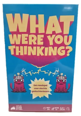 Obrázek produktu pro Exploding Kittens – společenská hra.What Were You Thinking? – karetní hra, od 10 let
