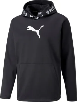 Produktbild von Puma Kapuzenpullover Train Power Fleece Hoodie für Herren, Größe:L, Farbe:Schwarz