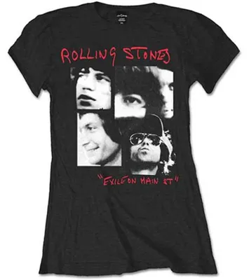 Obrázok produktu pre The Rolling Stones - Photo Exile Dámske tričko XX-Large - čierne