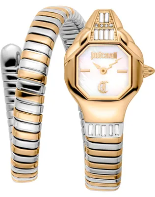Produktbild von Just Cavalli Signature Brillante Snake Damenuhr JC1L326M0055